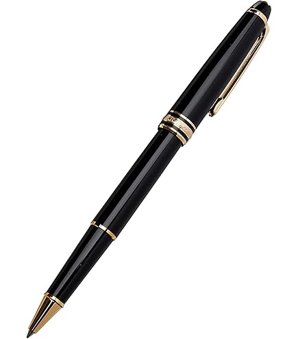 MONTBLANC ブラック レザー ネームタグ Amazon.com : Montblanc Meisterstuck Black Ballpoint Pen